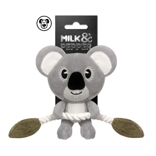 [J25090034]  Jouet chien Koala gris Kody - Milk&Pepper
