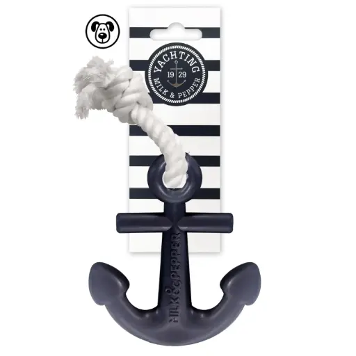 [J25090039] Jouet chien Little Anchor bleu marine - Milk&Pepper