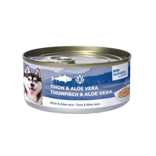 [J25100034] Boîte chien Bubi Nature thon et aloe vera (150 g) - Bubimex