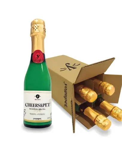 [J25100066] Champagne Cheer & Pet (200 ml) à l'unité - Yogupet