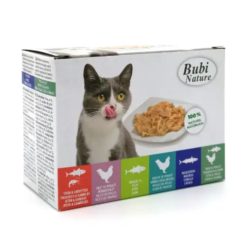 [J25100090] Multi-Pack Bubi Nature (6 x 70 g) - Bubimex