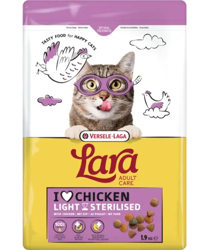 [J25110288] Lara Adult Care Light Sterilised avec poulet (1.9 kg) - Versele-Laga