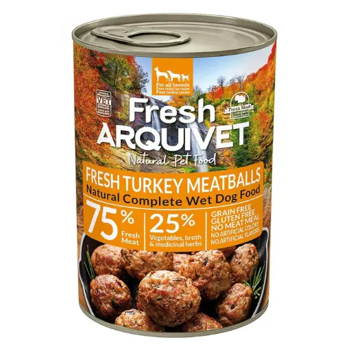 [J25120038] Boulettes de viande fraîches à la dinde (400 g) - Arquivet