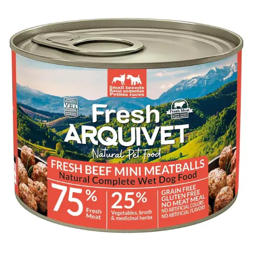 [J25120046] Mini boulettes de viande fraîches au bœuf (200 g) - Arquivet